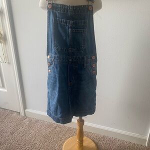 GAP Kids Blue Denim Overall Dress